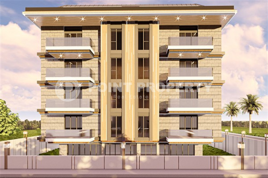 Двухкомнатная, 60м², и трехкомнатная квартира, 80м², в комплексе на этапе строительства в центре Алании-id-2302-фото-5