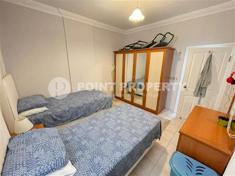 Большая трехкомнатная квартира с отдельной кухней, 110 м², в 100 м от моря в Махмутларе, Аланья-id-2303-фото-8