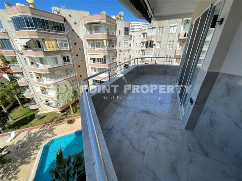 Большая трехкомнатная квартира с отдельной кухней, 110 м², в 100 м от моря в Махмутларе, Аланья-id-2303-фото-15