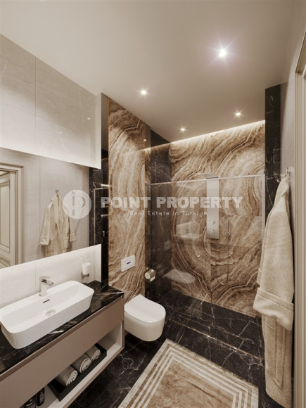 Фешенебельная трехэтажная вилла 5+1, 350м² с собственной инфраструктурой в горном районе Алании Тепе.-id-1192-фото-20