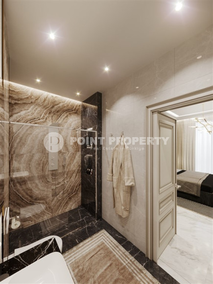 Фешенебельная трехэтажная вилла 5+1, 350м² с собственной инфраструктурой в горном районе Алании Тепе.-id-1192-фото-21