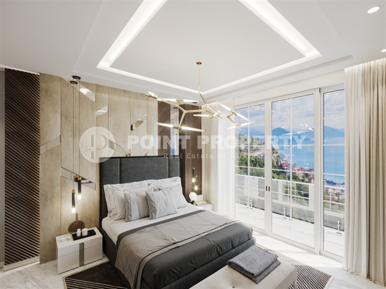 Фешенебельная трехэтажная вилла 5+1, 350м² с собственной инфраструктурой в горном районе Алании Тепе.-id-1192-фото-22