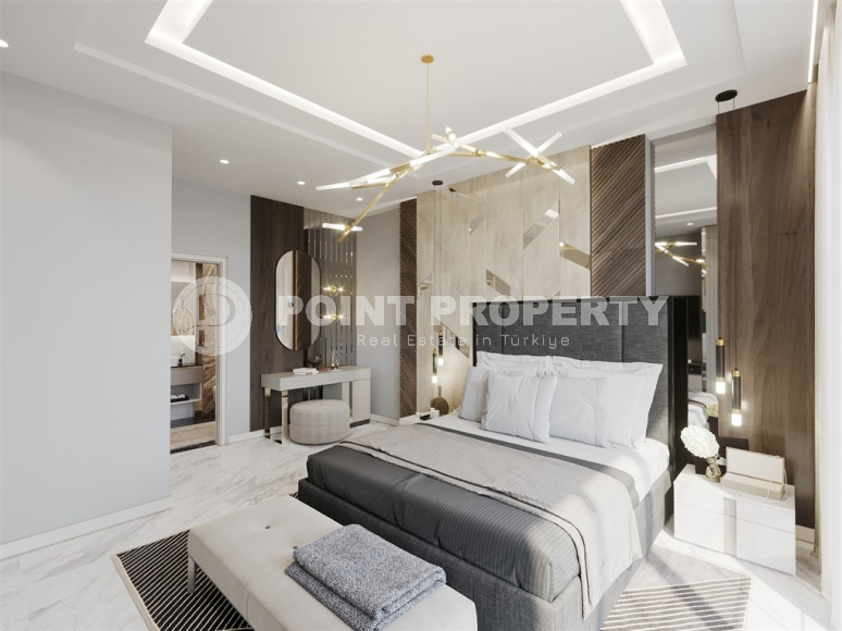 Фешенебельная трехэтажная вилла 5+1, 350м² с собственной инфраструктурой в горном районе Алании Тепе.-id-1192-фото-23