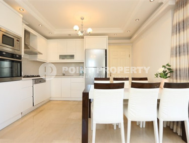 Двухуровневые апартаменты 3+1, 135 м², с видом на море в районе Алании – Конаклы-id-2307-фото-5