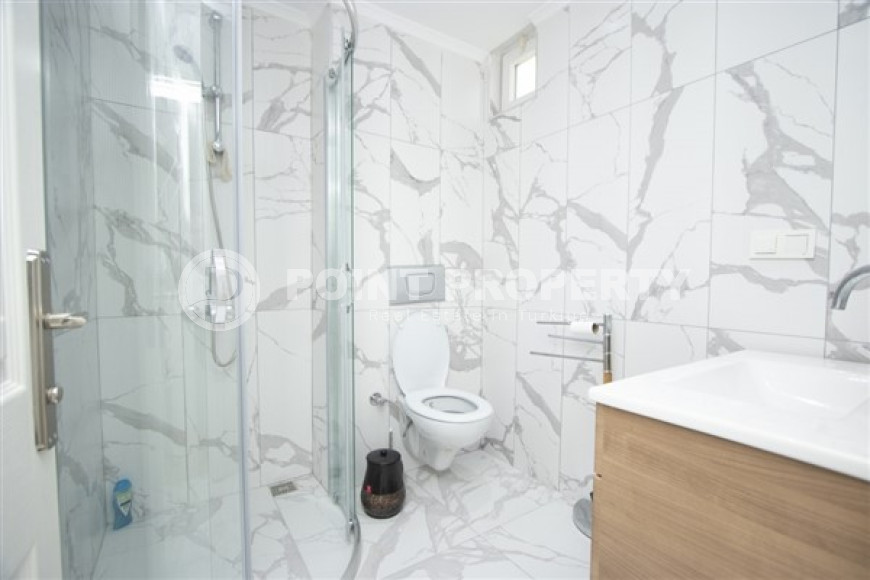 Двухуровневые апартаменты 3+1, 135 м², с видом на море в районе Алании – Конаклы-id-2307-фото-14