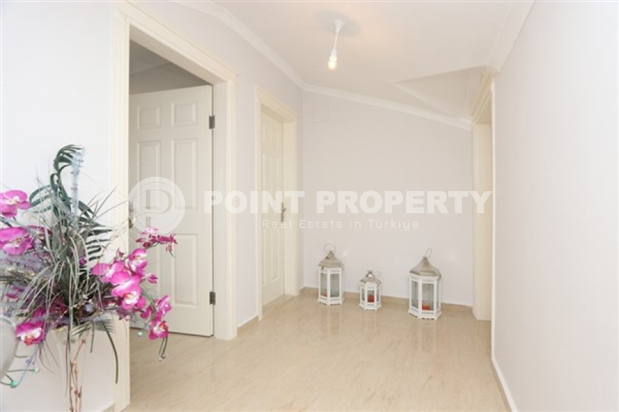 Двухуровневые апартаменты 3+1, 135 м², с видом на море в районе Алании – Конаклы-id-2307-фото-17