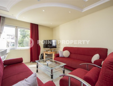 Трехкомнатная меблированная квартира, 90м² в уютном комплексе в 250м от моря в центре Алании-id-2311-фото-2