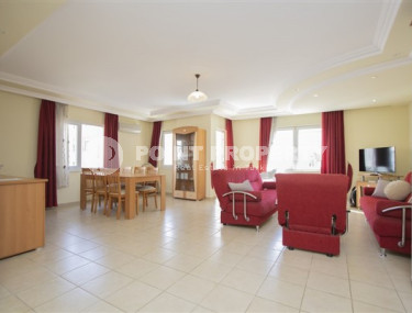 Трехкомнатная меблированная квартира, 90м² в уютном комплексе в 250м от моря в центре Алании-id-2311-фото-3