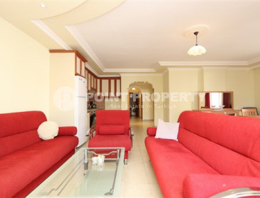 Трехкомнатная меблированная квартира, 90м² в уютном комплексе в 250м от моря в центре Алании-id-2311-фото-4