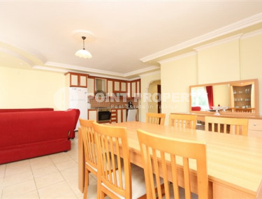 Трехкомнатная меблированная квартира, 90м² в уютном комплексе в 250м от моря в центре Алании-id-2311-фото-5