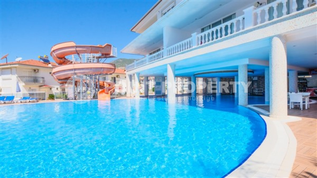 Уютная трехкомнатная квартира, 110м² в комплексе с хорошей инфраструктурой в Джикджилли, Алания-id-2312-фото-3