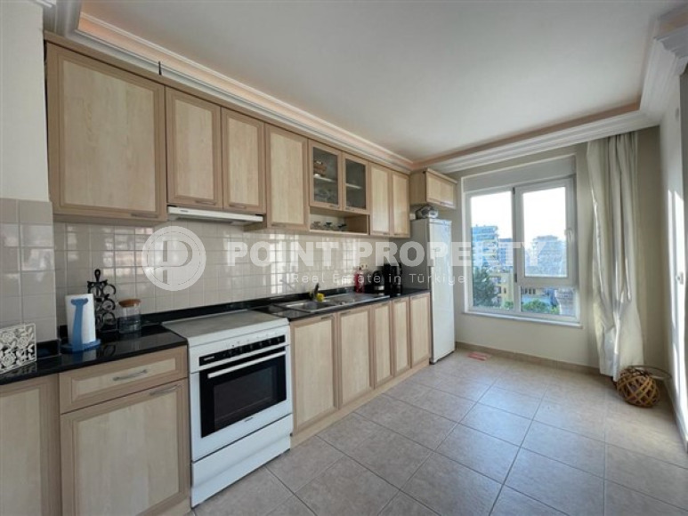 Трехкомнатные апартаменты, 100м², в уютном комплексе с бассейном в центре Алании, в 750м от моря-id-2300-фото-8