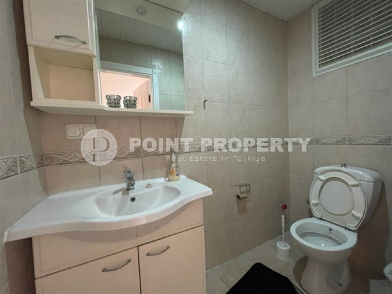 Трехкомнатные апартаменты, 100м², в уютном комплексе с бассейном в центре Алании, в 750м от моря-id-2300-фото-15