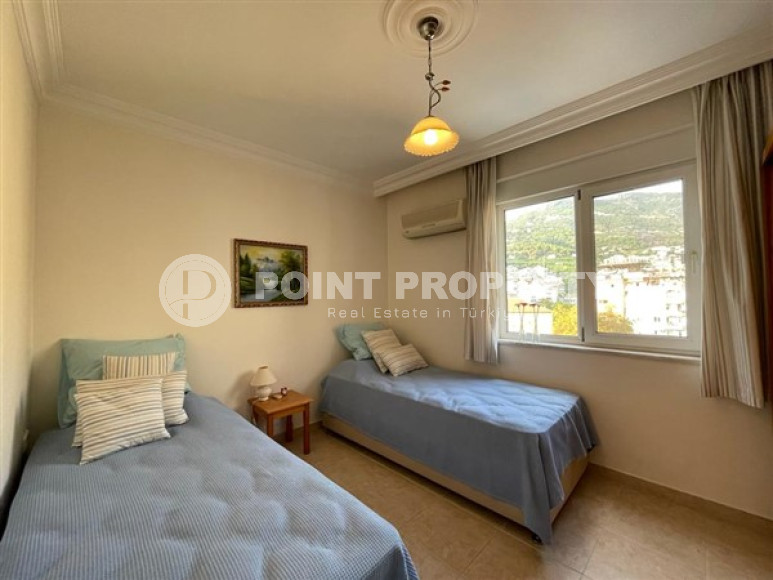 Трехкомнатные апартаменты, 100м², в уютном комплексе с бассейном в центре Алании, в 750м от моря-id-2300-фото-16