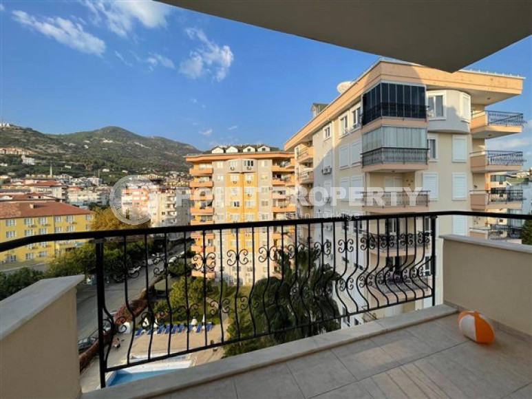 Трехкомнатные апартаменты, 100м², в уютном комплексе с бассейном в центре Алании, в 750м от моря-id-2300-фото-18