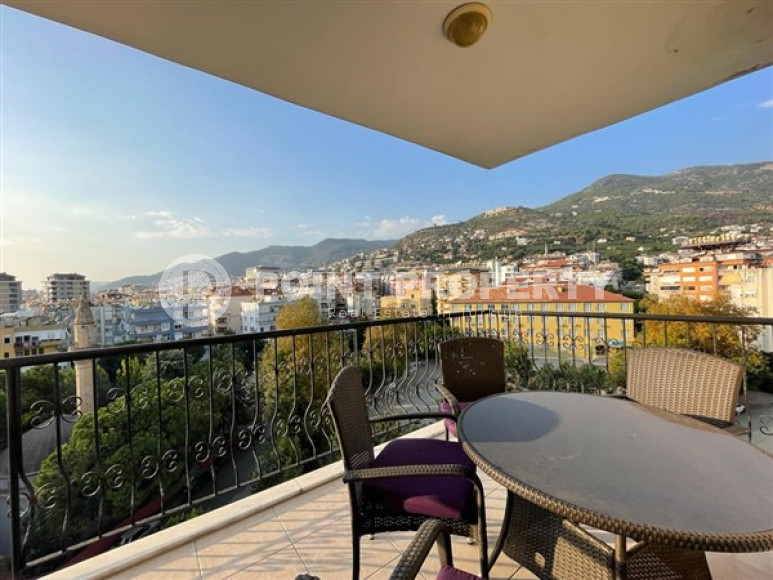 Трехкомнатные апартаменты, 100м², в уютном комплексе с бассейном в центре Алании, в 750м от моря-id-2300-фото-21