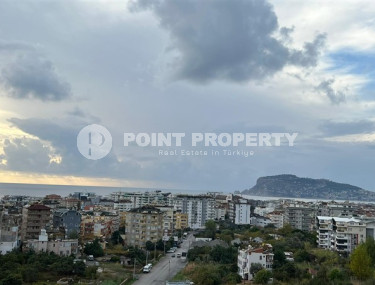 Трехкомнатная квартира, 116м², с видом на море, в комплексе с бассейном, в районе Алании Тосмур-id-2318-фото-3