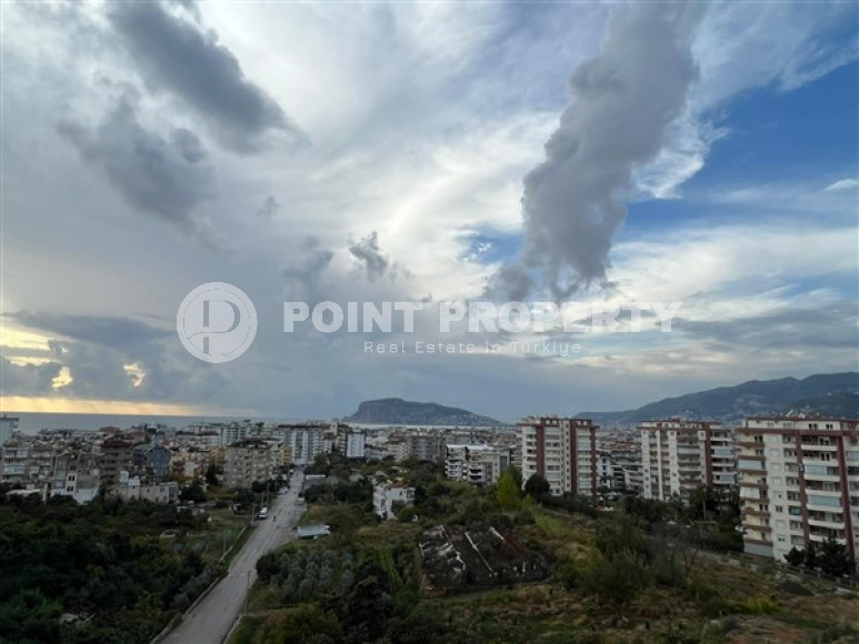 Трехкомнатная квартира, 116м², с видом на море, в комплексе с бассейном, в районе Алании Тосмур-id-2318-фото-15