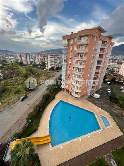 Трехкомнатная квартира, 116м², с видом на море, в комплексе с бассейном, в районе Алании Тосмур-id-2318-фото-16