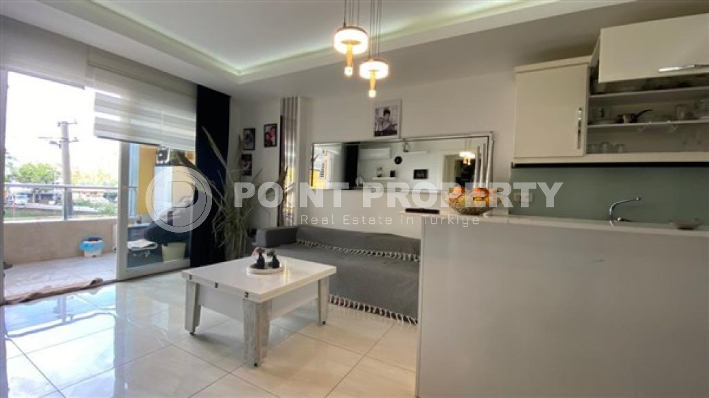 Стильная двухкомнатная квартира, 64м², в резиденции премиум класса в Махмутларе, Алания.-id-2322-фото-9