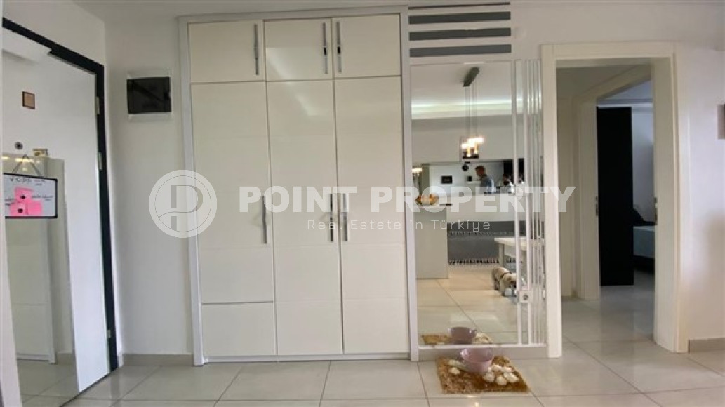 Стильная двухкомнатная квартира, 64м², в резиденции премиум класса в Махмутларе, Алания.-id-2322-фото-11