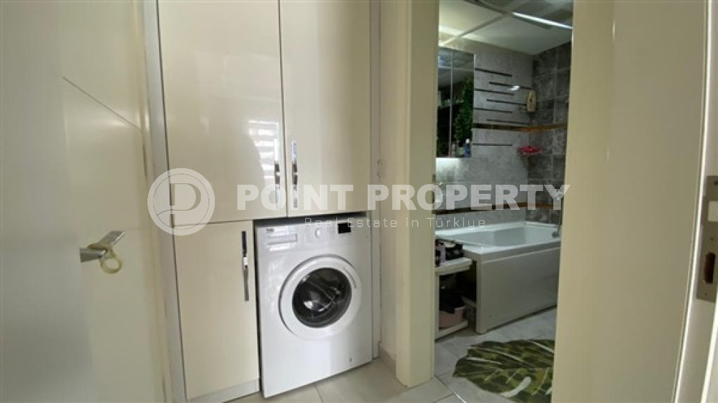 Стильная двухкомнатная квартира, 64м², в резиденции премиум класса в Махмутларе, Алания.-id-2322-фото-12