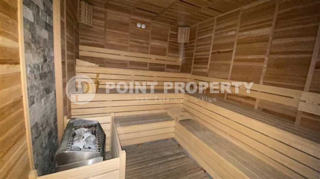 Стильная двухкомнатная квартира, 64м², в резиденции премиум класса в Махмутларе, Алания.-id-2322-фото-29