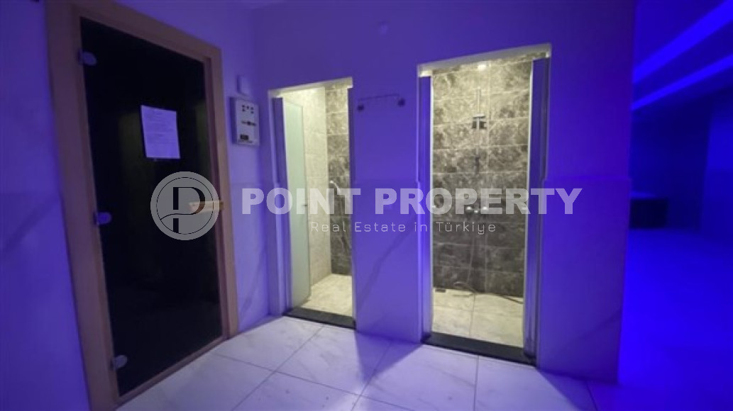 Стильная двухкомнатная квартира, 64м², в резиденции премиум класса в Махмутларе, Алания.-id-2322-фото-30