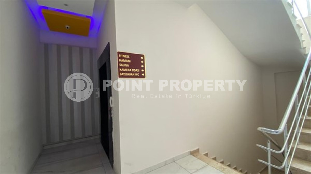 Стильная двухкомнатная квартира, 64м², в резиденции премиум класса в Махмутларе, Алания.-id-2322-фото-32