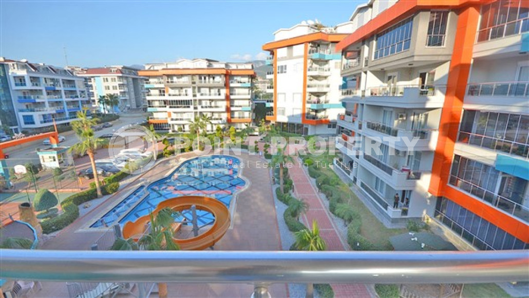 Уютная двухкомнатная квартира, 75м² в комплексе с инфраструктурой пятизвёздочного отеля в Кестеле, Алания-id-2325-фото-9