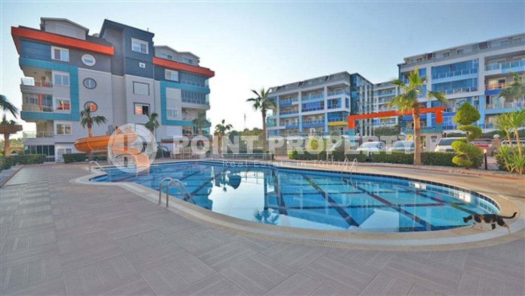 Уютная двухкомнатная квартира, 75м² в комплексе с инфраструктурой пятизвёздочного отеля в Кестеле, Алания-id-2325-фото-12