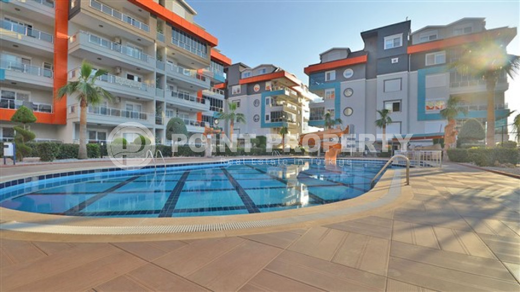 Уютная двухкомнатная квартира, 75м² в комплексе с инфраструктурой пятизвёздочного отеля в Кестеле, Алания-id-2325-фото-13