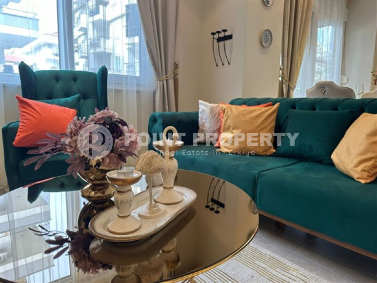 Cozy two-bedroom apartment, 115m², in a complex with a swimming pool 550m from the sea in the Oba area-id-2329-photo-2