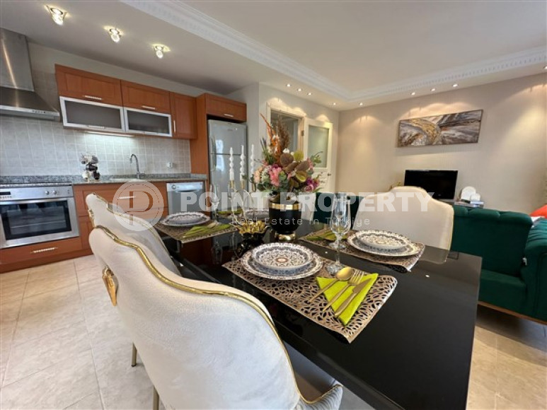 Cozy two-bedroom apartment, 115m², in a complex with a swimming pool 550m from the sea in the Oba area-id-2329-photo-3