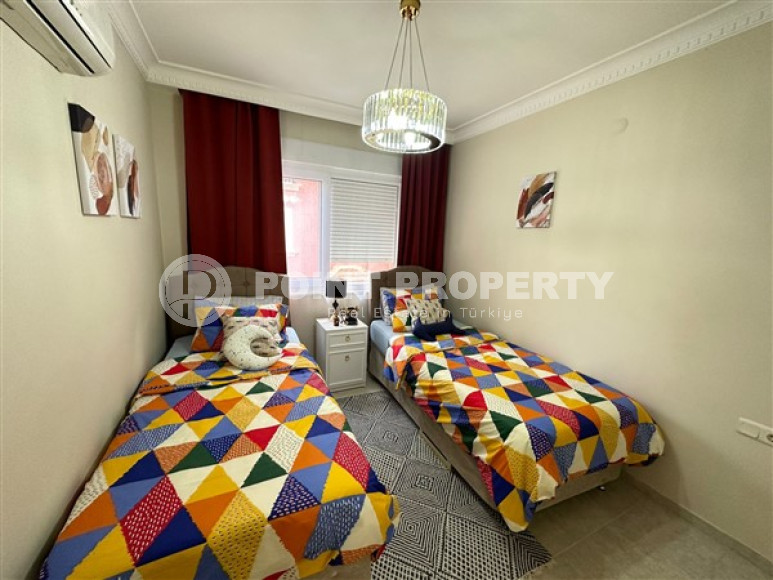 Cozy two-bedroom apartment, 115m², in a complex with a swimming pool 550m from the sea in the Oba area-id-2329-photo-11