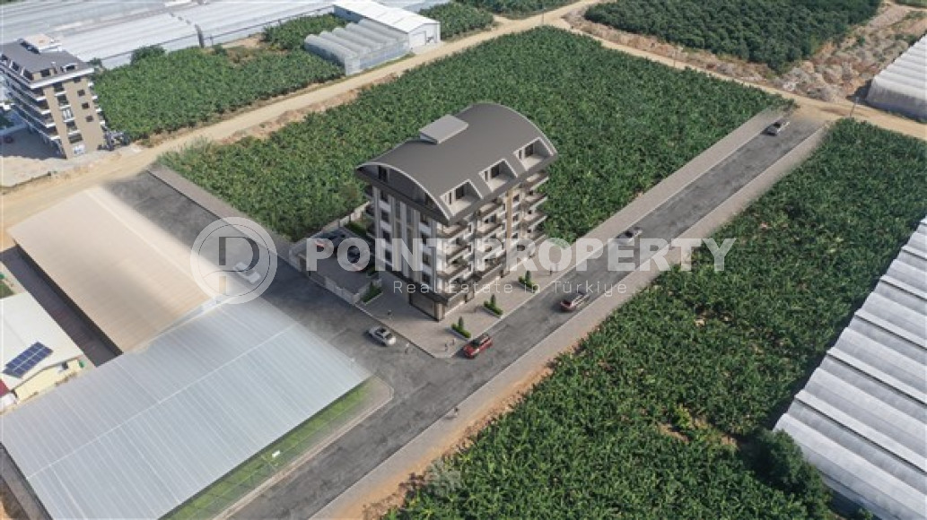 Апартаменты в комплексе премиум класса на этапе строительства в 400м от моря в районе Каргыджак-id-2330-фото-13