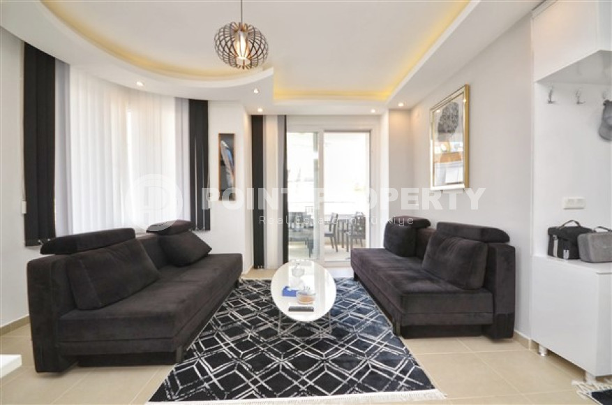 Апартаменты с двумя спальнями, 110м², в 350м от Средиземного моря в Махмутларе, Алания-id-2331-фото-2