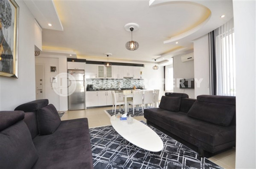 Апартаменты с двумя спальнями, 110м², в 350м от Средиземного моря в Махмутларе, Алания-id-2331-фото-4