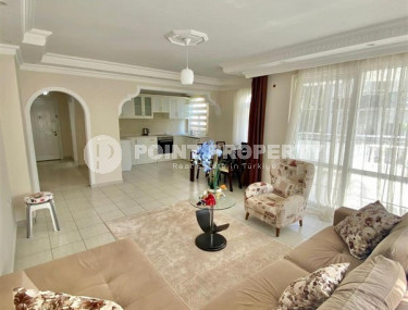 Просторная квартира 2+1 с видом на горы, в комплексе с бассейном в районе Тосмур, в 350м о моря-id-1197-фото-2