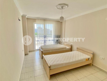 Просторная квартира 2+1 с видом на горы, в комплексе с бассейном в районе Тосмур, в 350м о моря-id-1197-фото-5