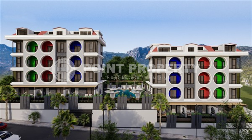 Двухкомнатные и трехкомнатные квартиры, 44-84м², в новом комплексе в Махмутларе, 750м от моря-id-2333-фото-3