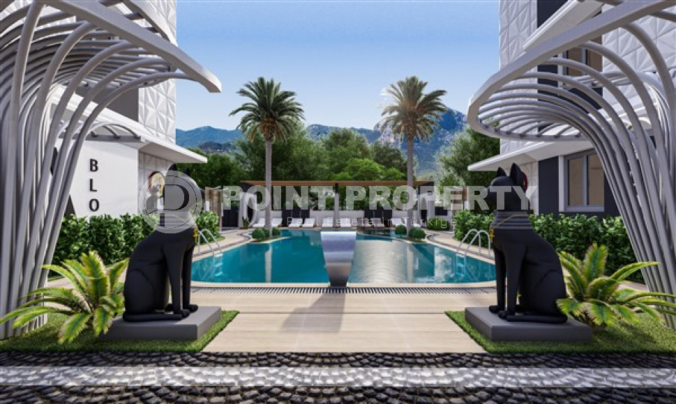 Двухкомнатные и трехкомнатные квартиры, 44-84м², в новом комплексе в Махмутларе, 750м от моря-id-2333-фото-7