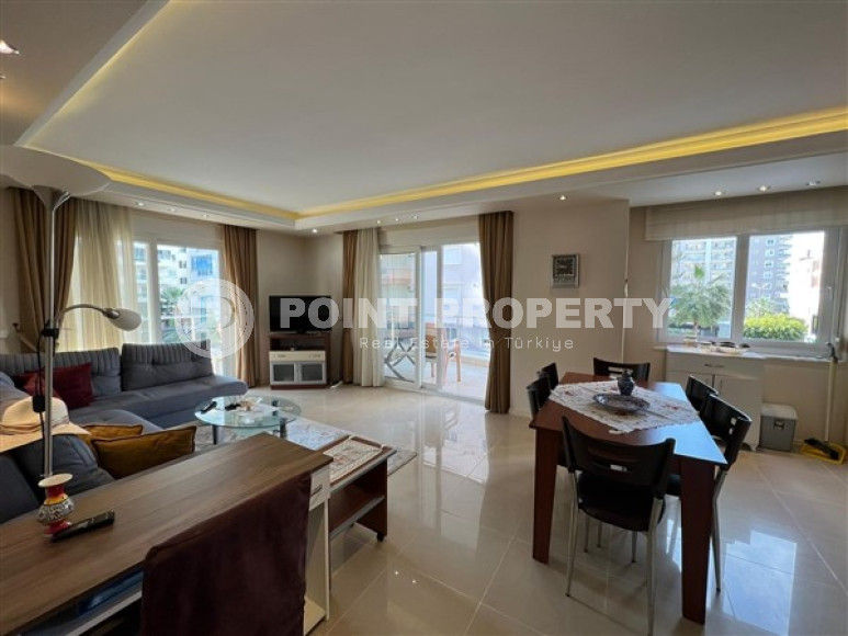 Просторные, меблированные апартаменты 2+1, площадью 130 м2, вблизи от моря в Махмутларе, Алания-id-2334-фото-3