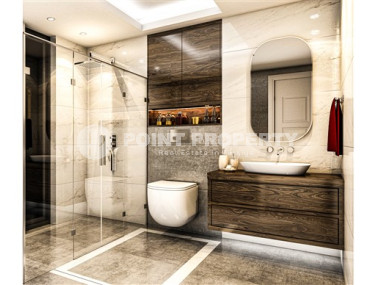 Элитный проект вилл, планировкой 3+1, площадью 160 –168–170 м2, 4+1, площадью 281 м2 в районе Каргыджак, Алания-id-2336-фото-5