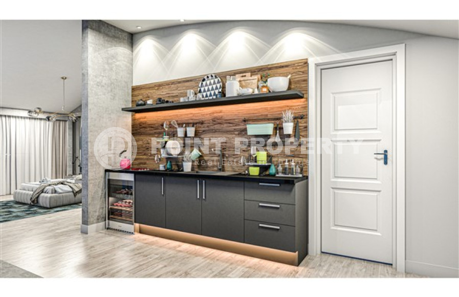 Элитный проект вилл, планировкой 3+1, площадью 160 –168–170 м2, 4+1, площадью 281 м2 в районе Каргыджак, Алания-id-2336-фото-9