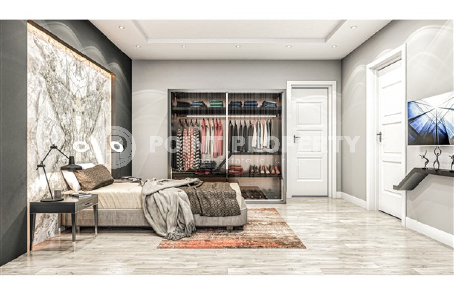 Элитный проект вилл, планировкой 3+1, площадью 160 –168–170 м2, 4+1, площадью 281 м2 в районе Каргыджак, Алания-id-2336-фото-17