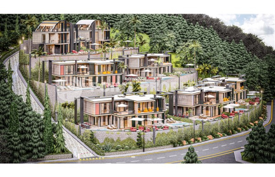 Элитный проект вилл, планировкой 3+1, площадью 160 –168–170 м2, 4+1, площадью 281 м2 в районе Каргыджак, Алания-id-2336-фото-20