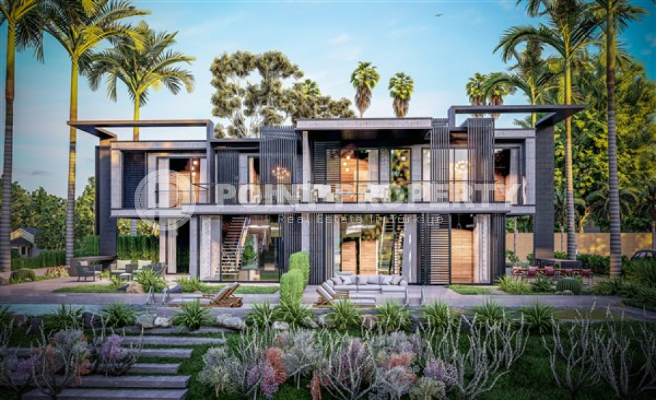 Элитный проект вилл, планировкой 3+1, площадью 160 –168–170 м2, 4+1, площадью 281 м2 в районе Каргыджак, Алания-id-2336-фото-22