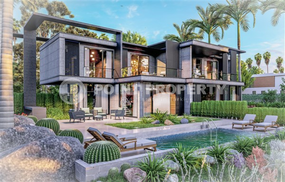 Элитный проект вилл, планировкой 3+1, площадью 160 –168–170 м2, 4+1, площадью 281 м2 в районе Каргыджак, Алания-id-2336-фото-23