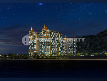 Luxury real estate: 1+1 apartment in a complex under construction with hotel infrastructure on the first coastline in Mahmutlar-id-1198-photo-3